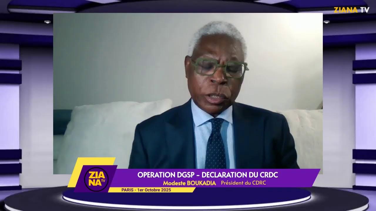 ОПЕРАЦИЯ DGSP. Заявление CDRC – Модест БУКАДИЯ, президент