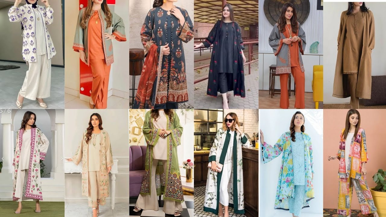 Gown style open shirt design | Eid dress design 2025 | dress for Eid | Eid dress @IJfashionworld