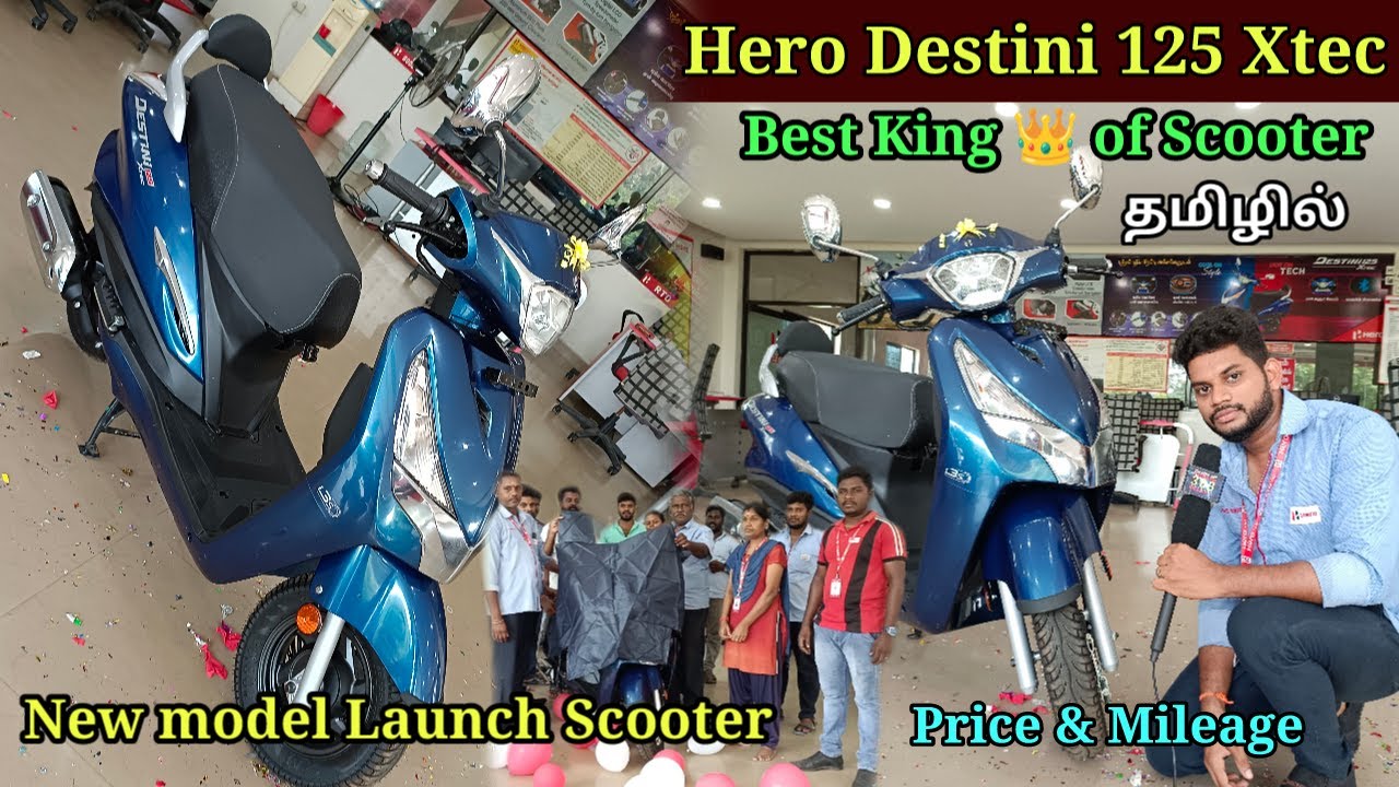 Hero Destini 125 Xtec | Price & Mileage | Detailed Review in tamil | 125 cc scooter | New model