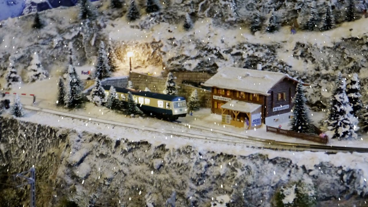 Winterweihnacht - Modellbahn 2021