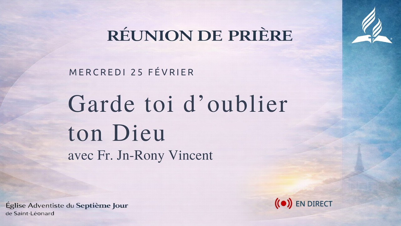 Fr. Jn Rony Vincent | Garde-toi d'oublier ton Dieu | 25/02/26