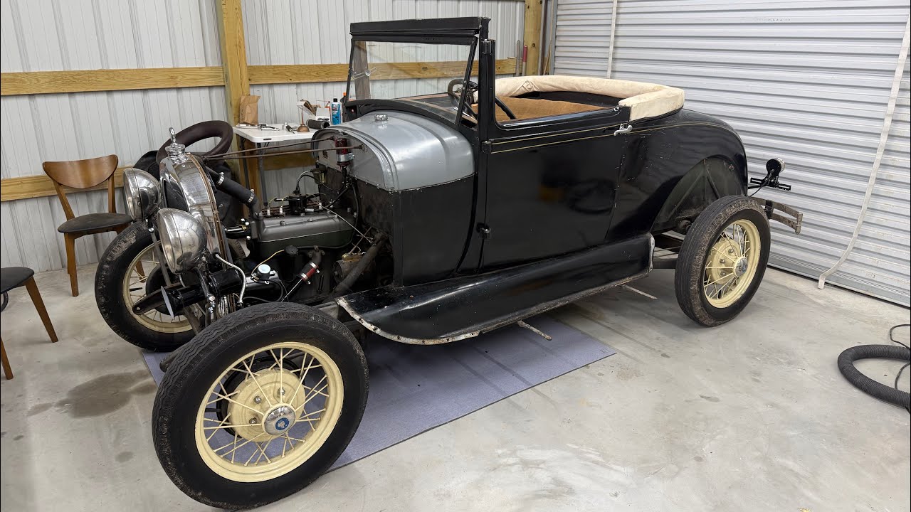 It LIVES! 1928 Ford Model A running and driving! 