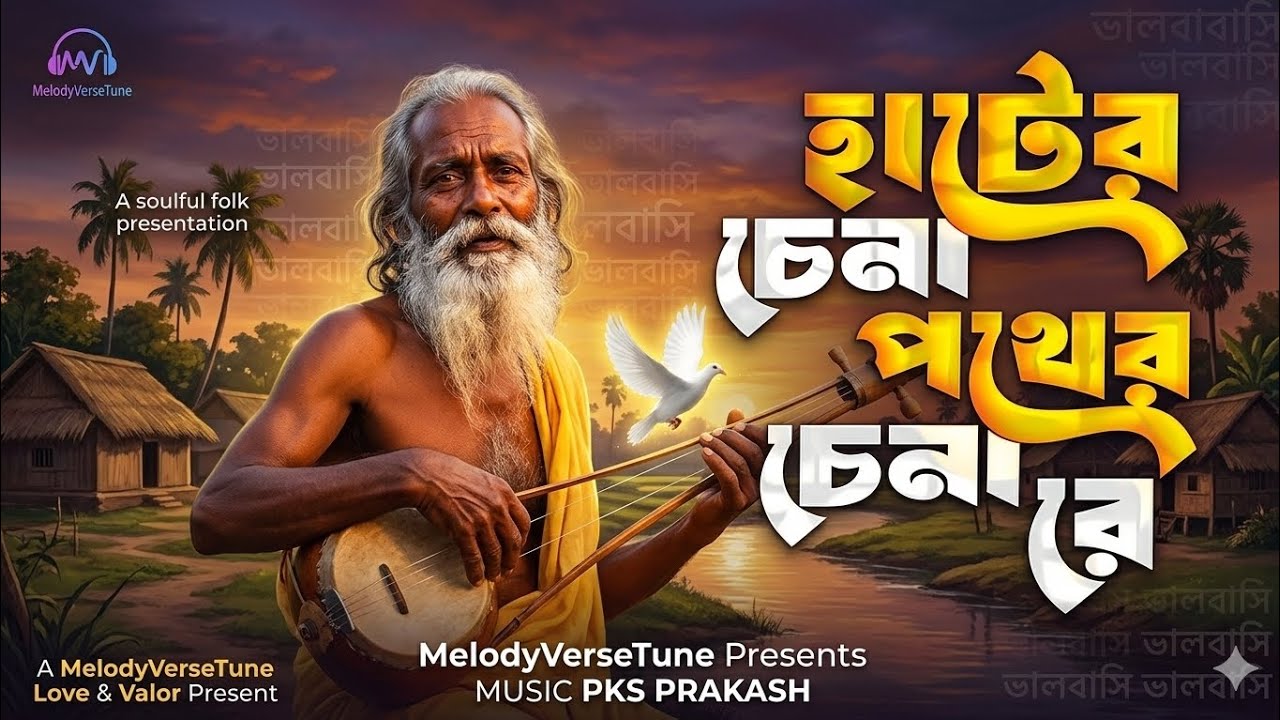 Hater Chena Pother Chena Re | হাটের চেনা পথের চেনা রে | New Bengali Baul Gaan | MelodyVerseTune