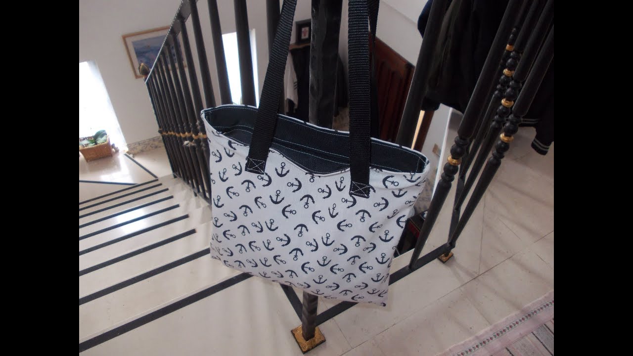 Tote Bag Avec Ziper- Couture Anaïs