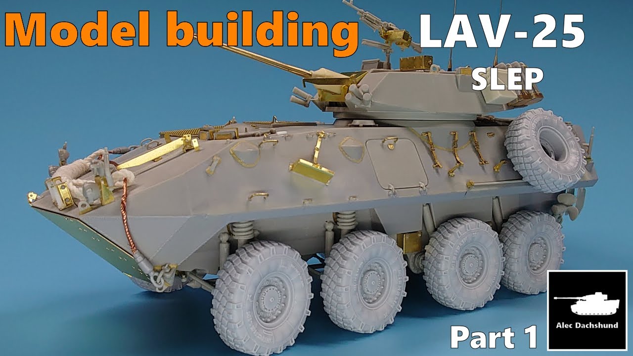 LAV-25 SLEP - 1/35 Trumpeter - Armored Car - Part 1 [ building ] #scalemodel #modelmaking #プラモデル