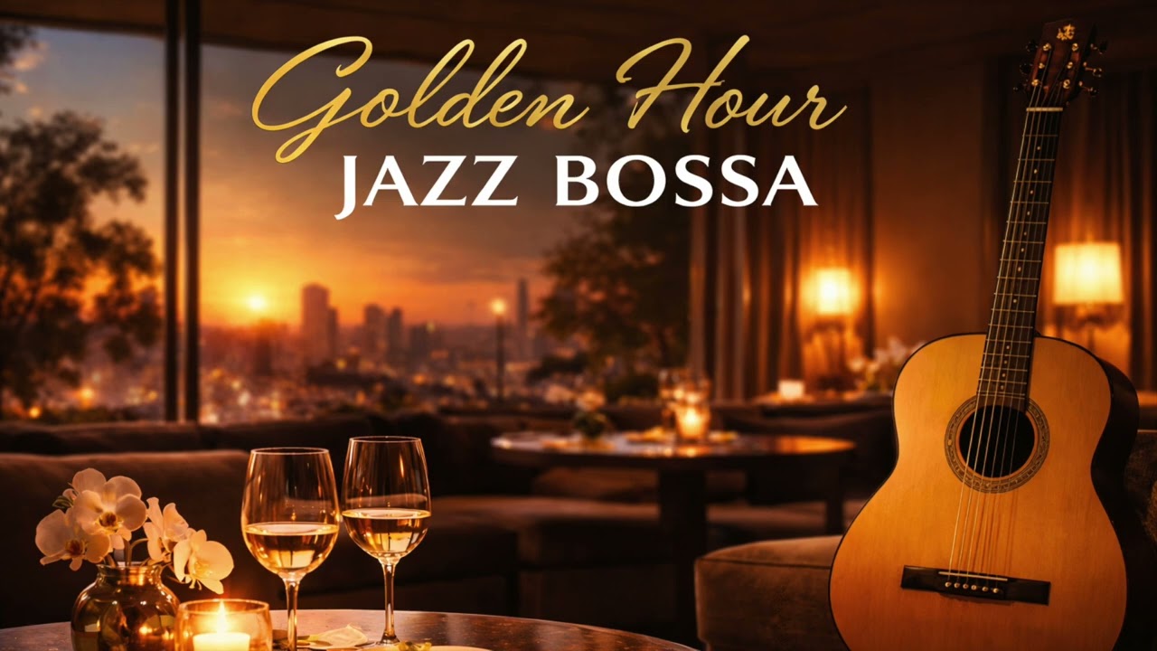 Golden Hour Jazz Bossa Relaxing Evening Background Music for Work, Study & Coffee Shop (90 minutes)