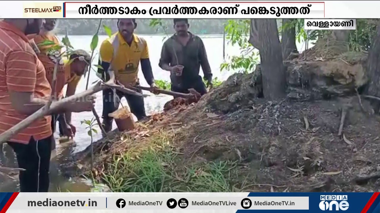 തിരുവനന്തപുരത്തെ വെള്ളായണി കായൽ വൃത്തിയാക്കി സന്നദ്ധ സംഘടന | Vellayani Lake |