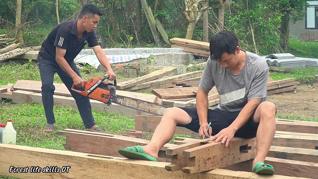 DAU and their journey of helping PHIN build a sturdy wooden house. Peace in the countryside