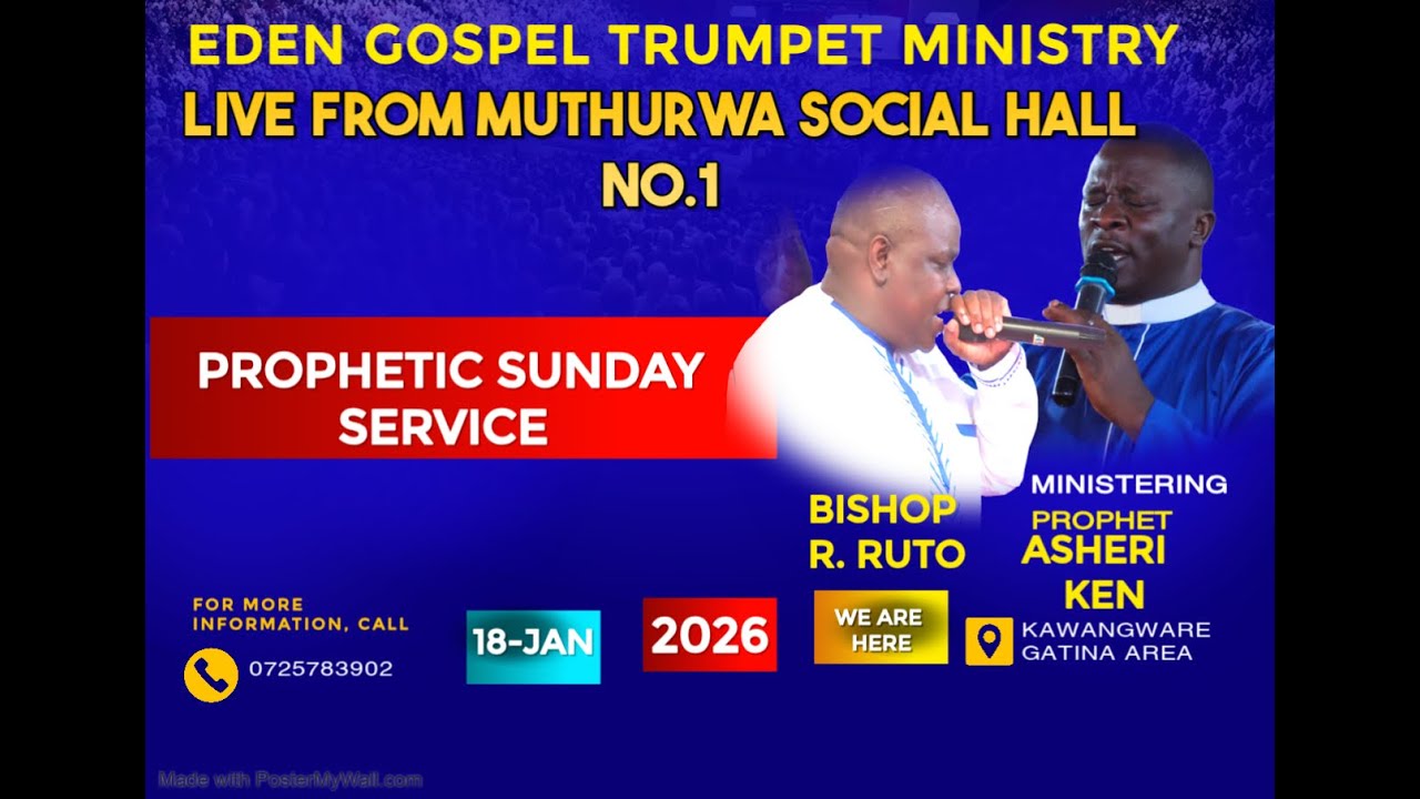 18/1/2026- part 3 SUNDAY SERVICE WITH PROPHET ASHERI KEN