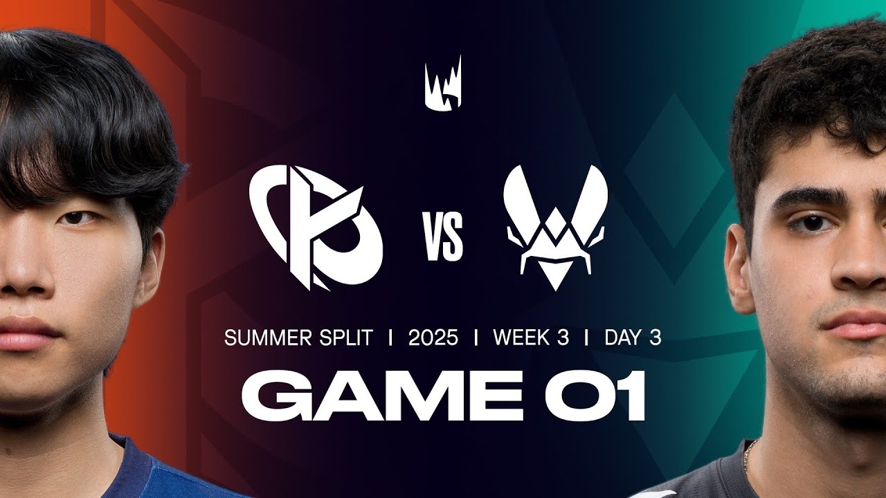 KC v VIT | 2025 LEC Summer | Week 3 Day 3 | Karmine Corp vs. Team Vitality Game 1