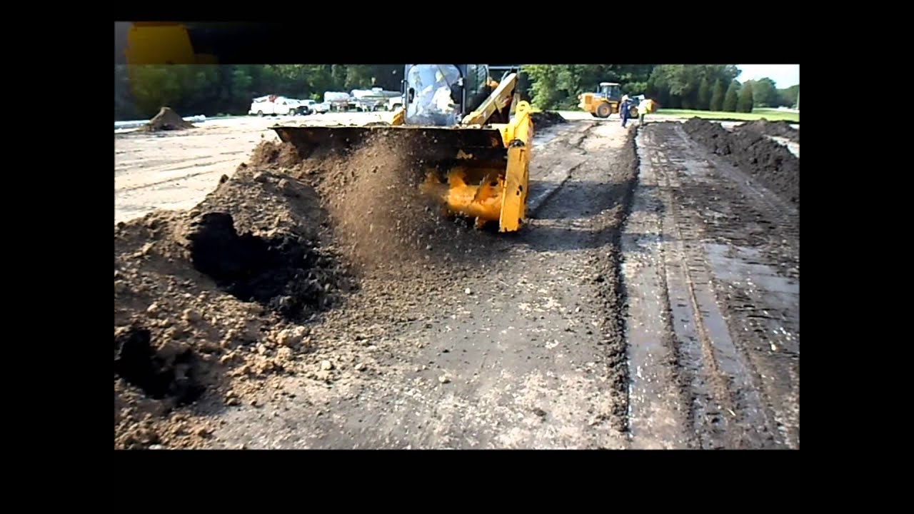 Sludge Drying with Brown Bear windrow turner