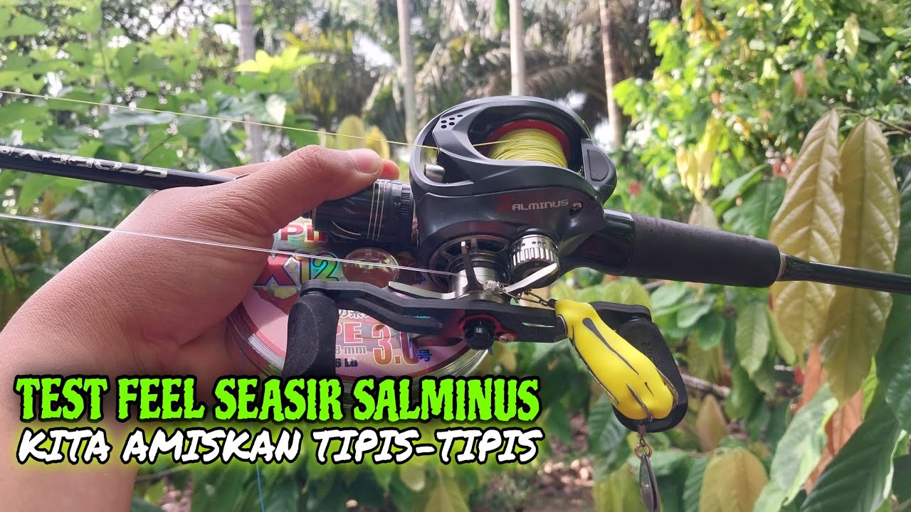 TEST FIELD REEL BC SEASIR SALMINUS METAL BODY GEAR RATIO 8.0