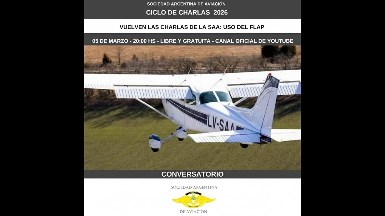 VUELVEN LAS CHARLAS y VAMOS A HABLAR EL USO DEL FLAPS