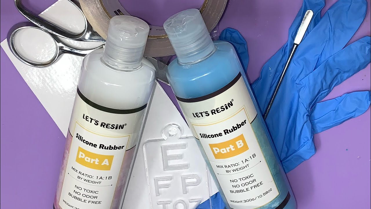 Making a silicone mold with the “packing tape method”