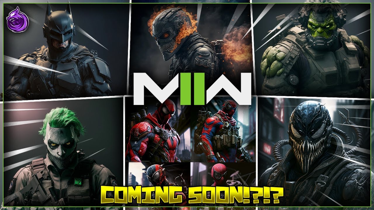 SUPER HERO - MARVEL & DC AI generated Warzone 2 skins! THESE NEED TO COME TO WARZONE 2 ASAP!