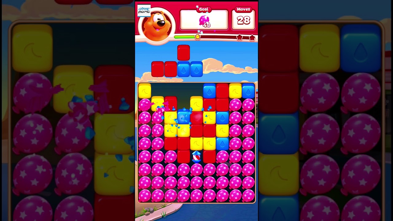 Toon Blast Puzzle Game #shorts ⭐ #gamepointpk #game
