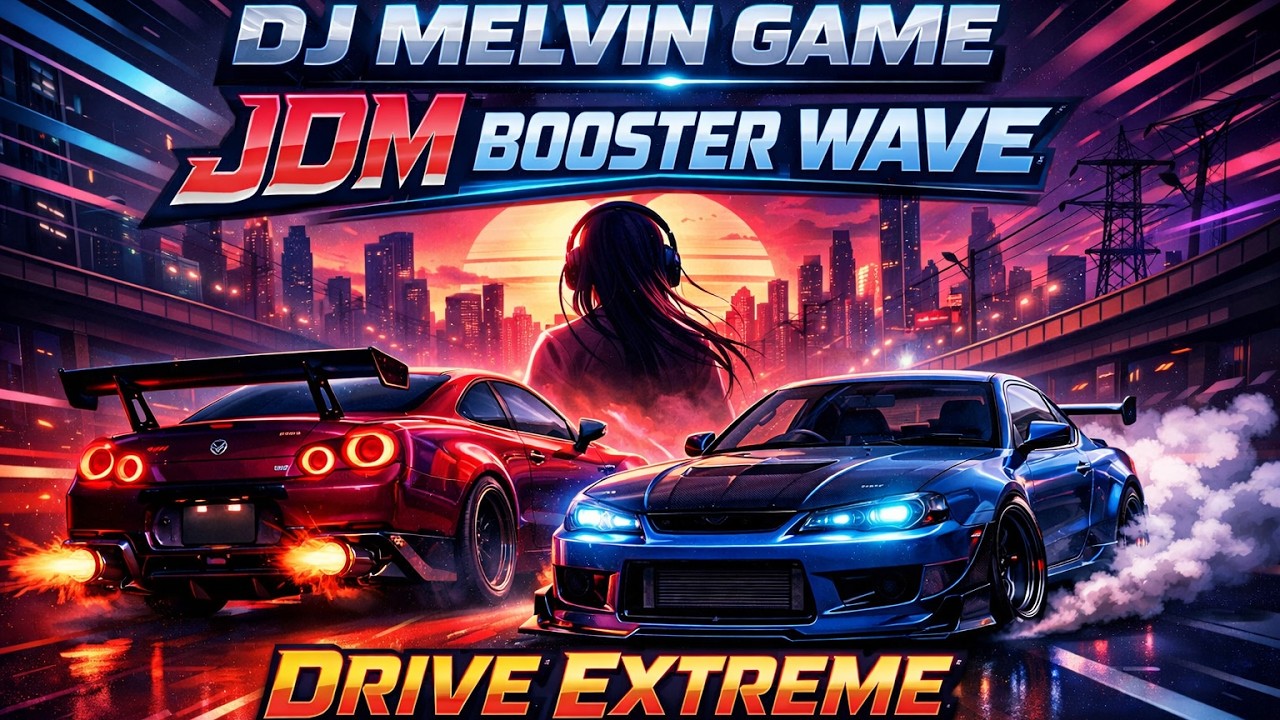 DJ MELVIN GAME X JDM Booster Wave Drive Extreme Boosted Car Music