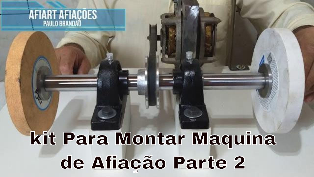 kit para montar maquina de afiação parte 2