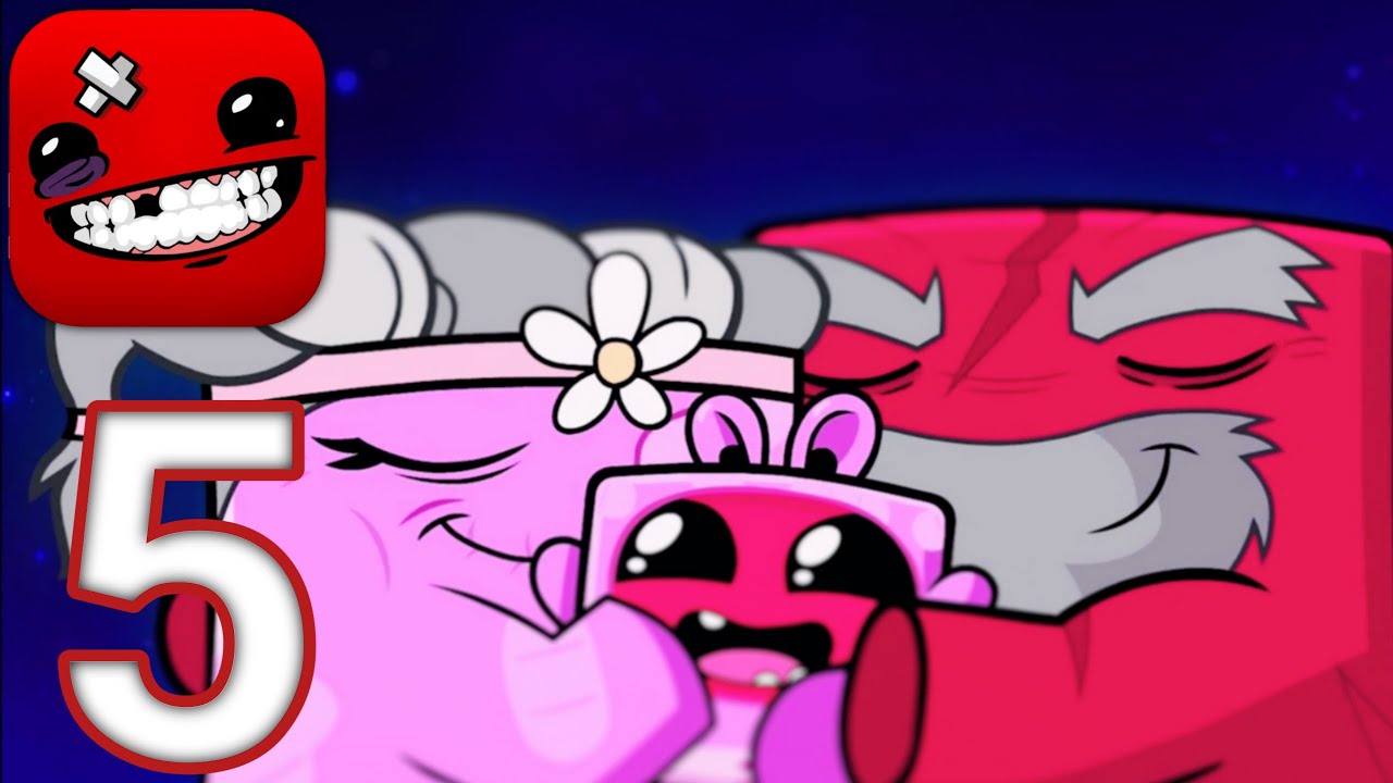 Super Meat Boy Forever  - Gameplay Walkthrough Part 5 - The Other Side (Ios, Android)