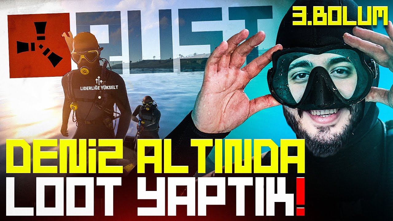 DALGIÇ KIYAFETLERİ ALIP DENİZ ALTINA DALDIK! KOMŞUYA GİRDİK! Rust 3. Bölüm