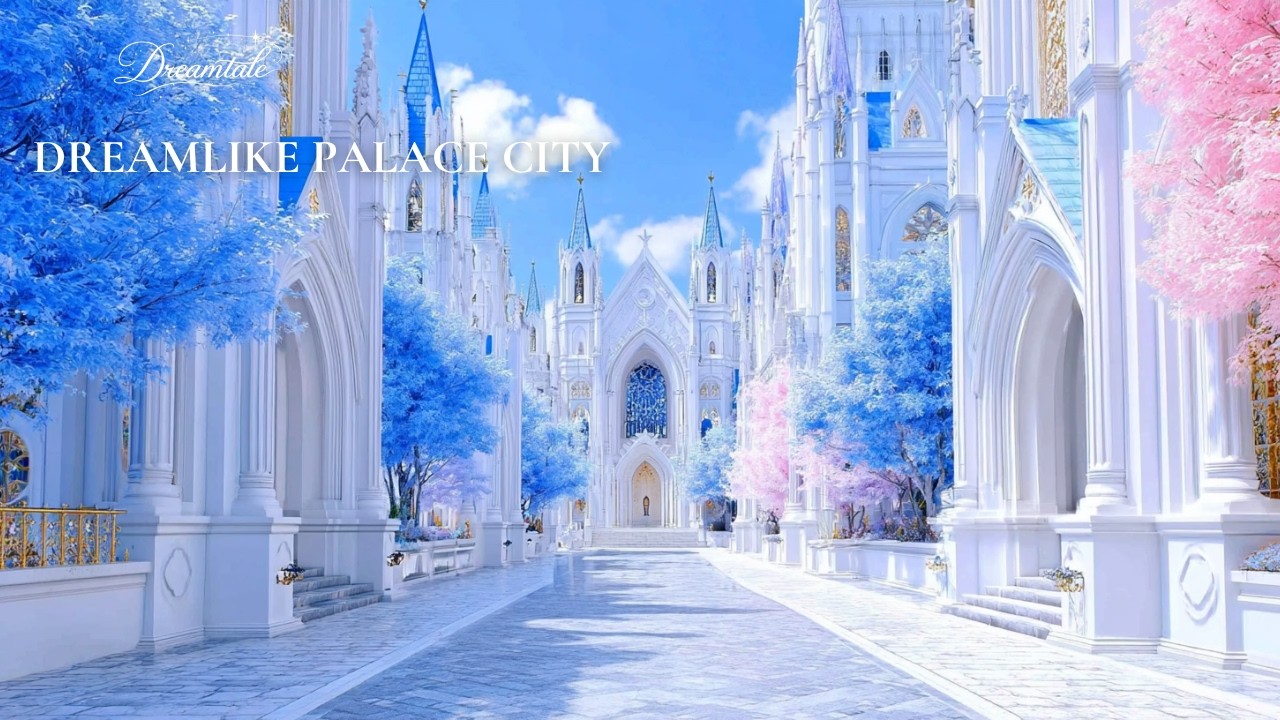 A Quiet Walk Through a Dreamlike Palace City｜Dreamlike Visual Journey