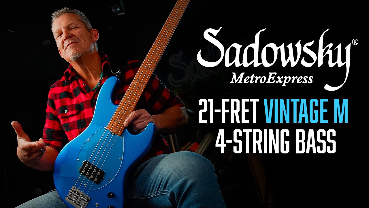 NEW! The Sadowsky MetroExpress Vintage M Bass | 4-String Maple | Demo with Andy Irvine
