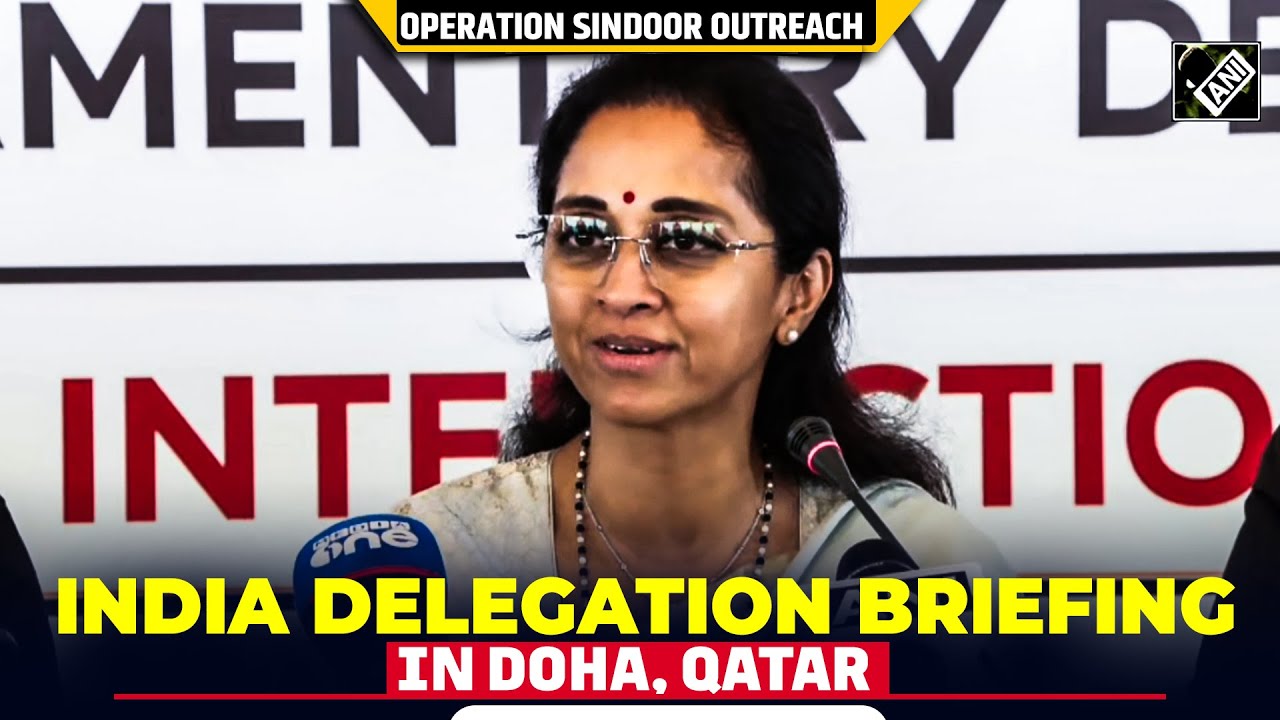LIVE: Operation Sindoor Outreach |All Party Delegation Press Briefing |Doha | Qatar | India