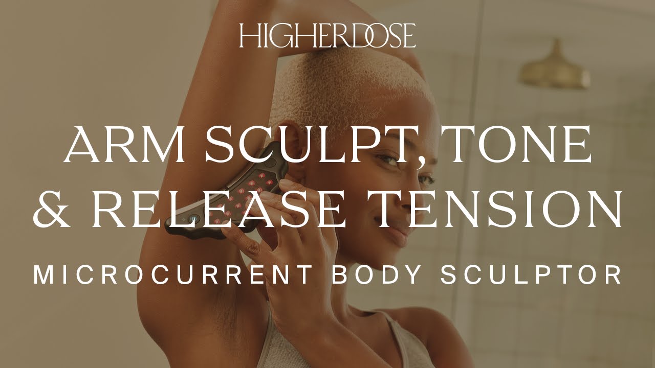 Arm Sculpt, Tone & Release Tension With The Microcurrent Body Sculptor