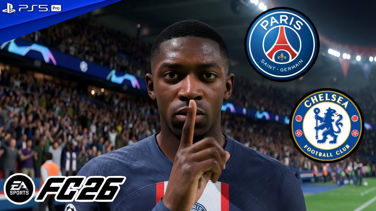 FC26 | Paris Saınt-Germain Vs Chelsea FC | Şampiyonlar Ligi Son 16 | Dembele neler yaptı? | PS5 
