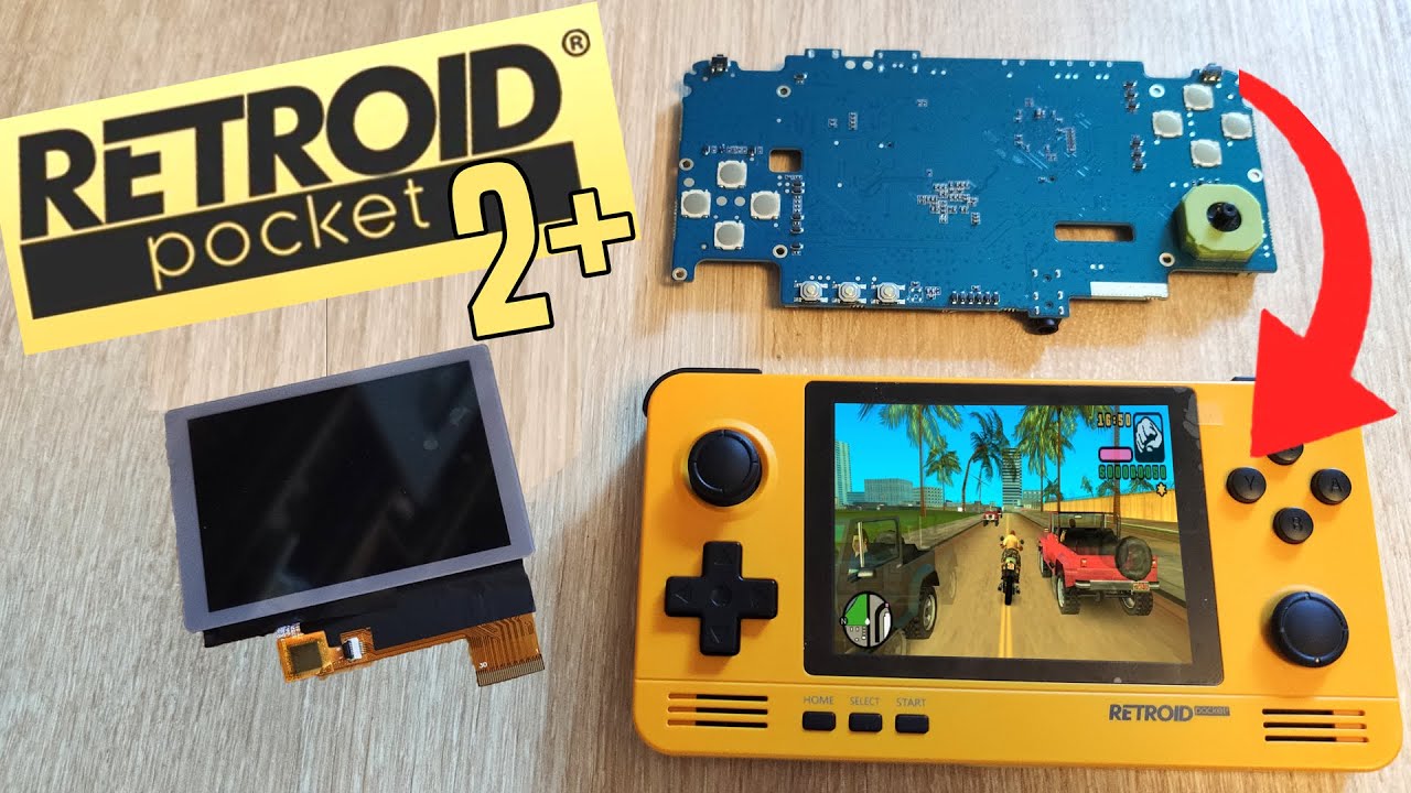 KIT RETROID POCKET 2+ TEST SATURN GAMECUBE ET PS2