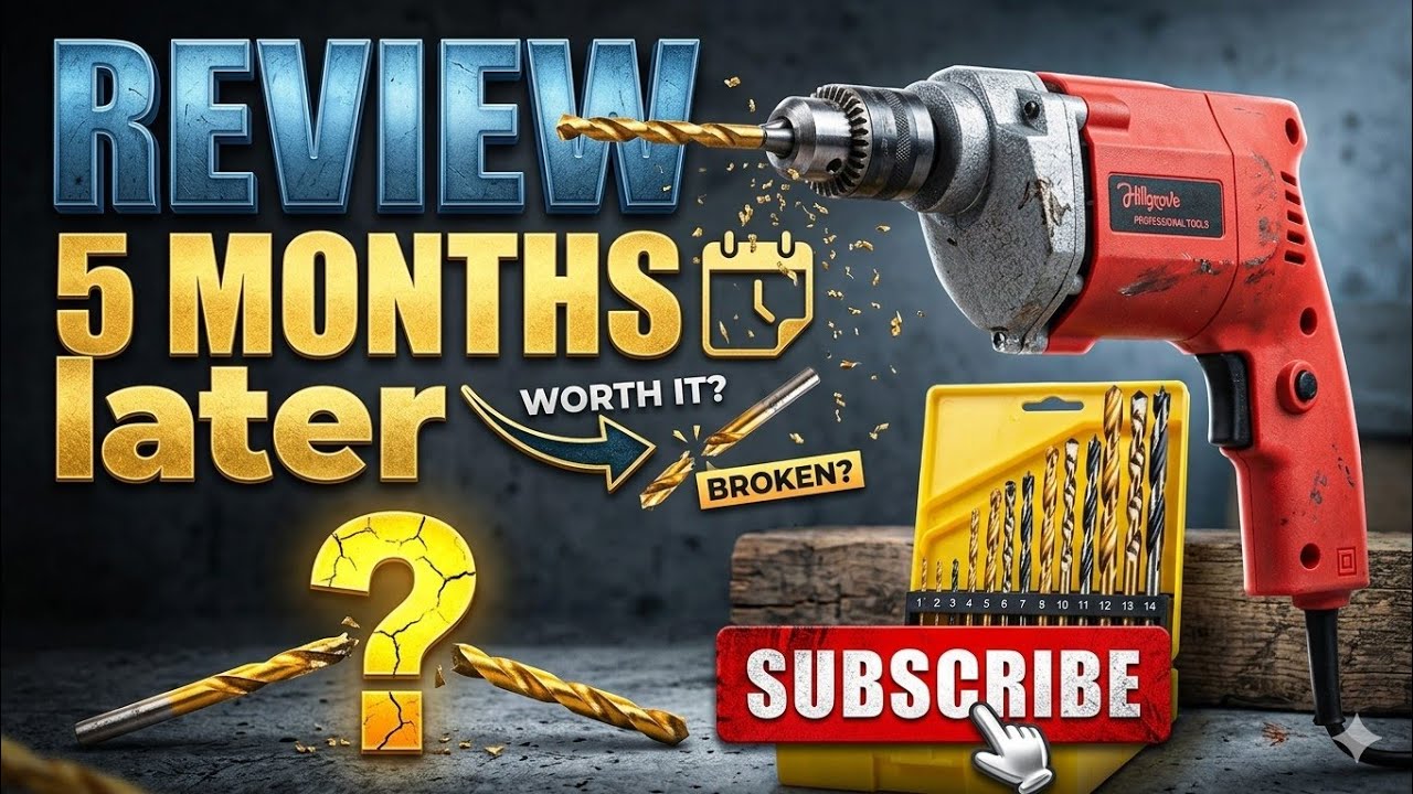  Hillgrove Drill Machine – The Truth After 5 Months! 😱 | Worth It or Waste of Money?