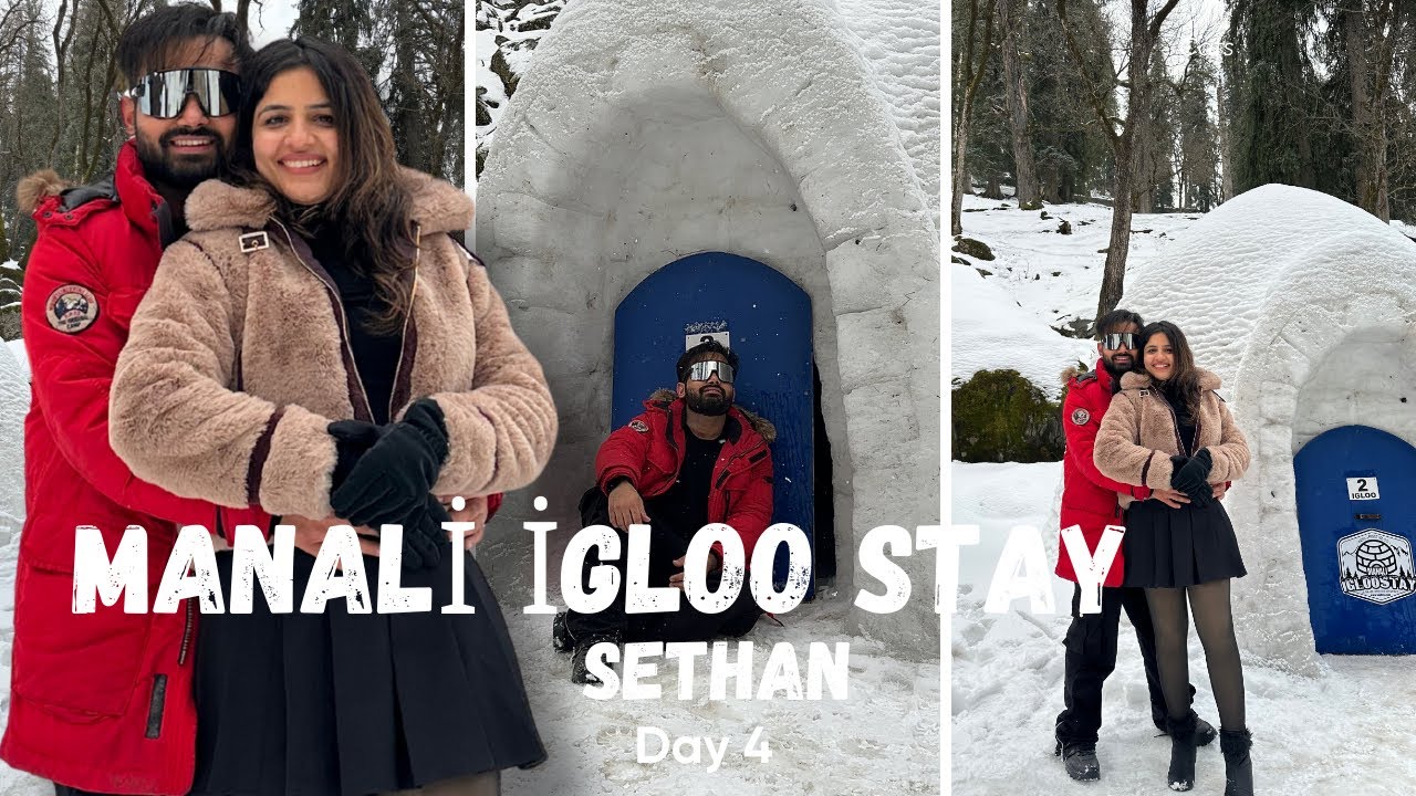 A Night in Igloo ❄️| Igloo Stay Manali | Budget |Weekend in Sethan | Unexplored Manali | Himachal