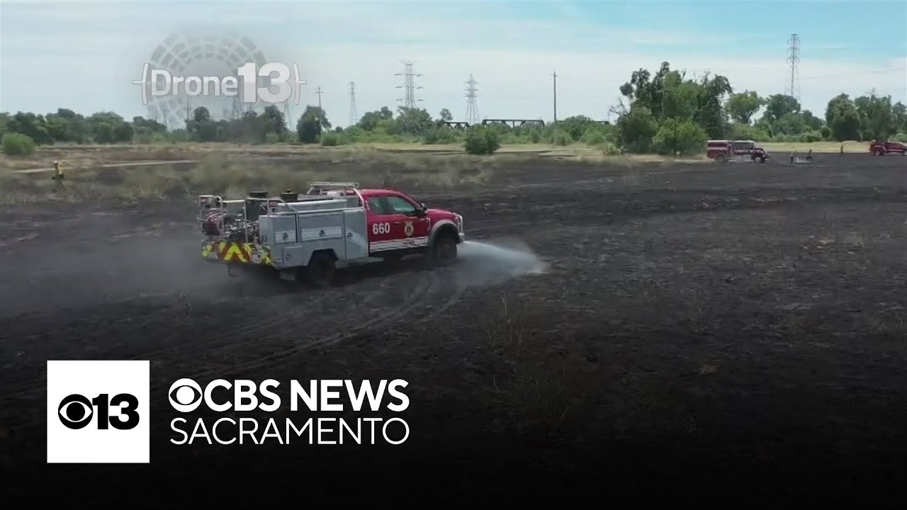 Cal Fire crews working to contain Putah Fire near Winters