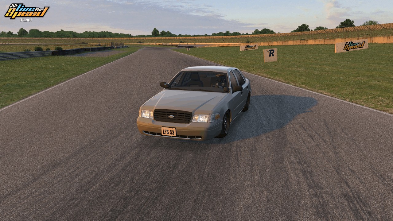 Live for Speed S3 Mods #586 - INTERCEPTOR on Rockingham Lake