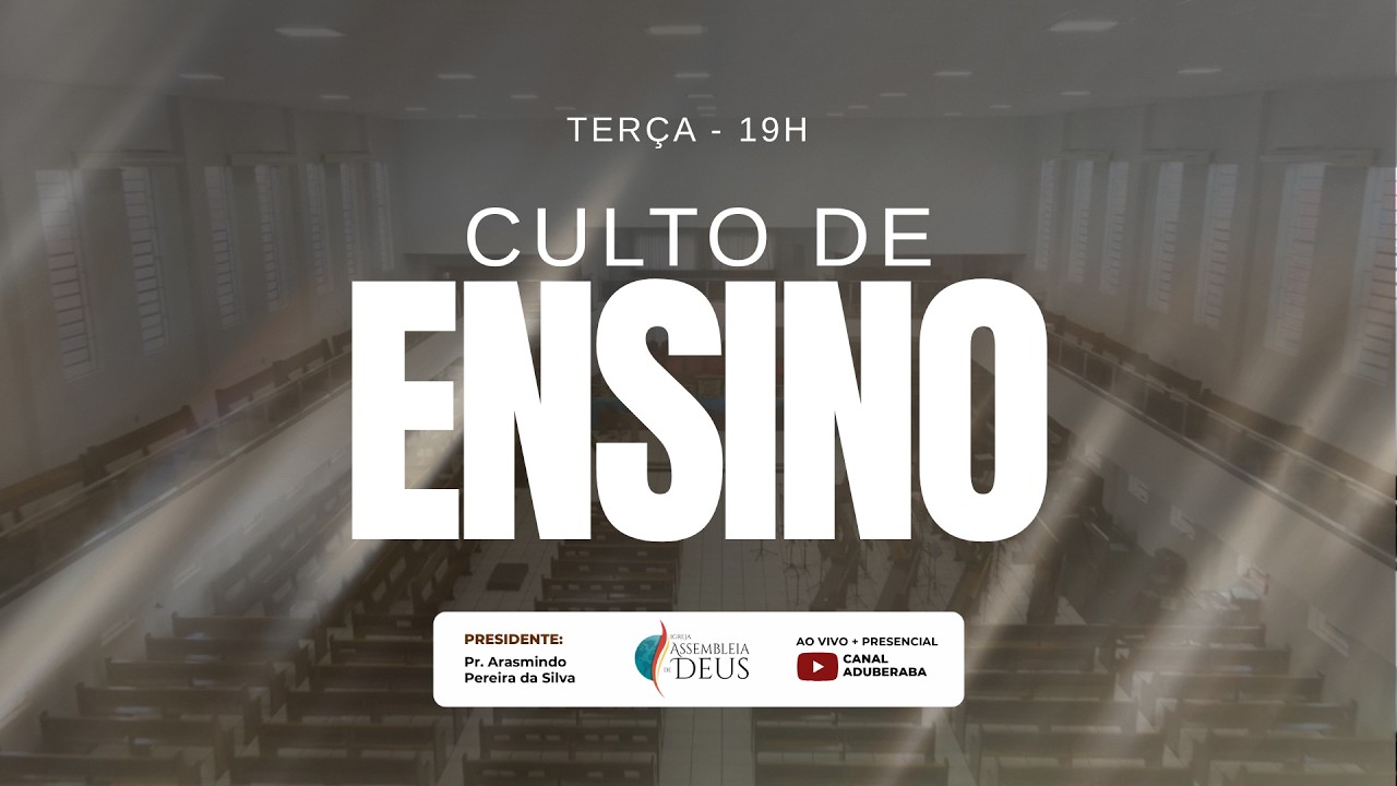CULTO DE ENSINO - TEMA: VOCÊ É HUMILDE? - MINISTRAÇÃO: PR. ELIEL GOULART - 03/03/26