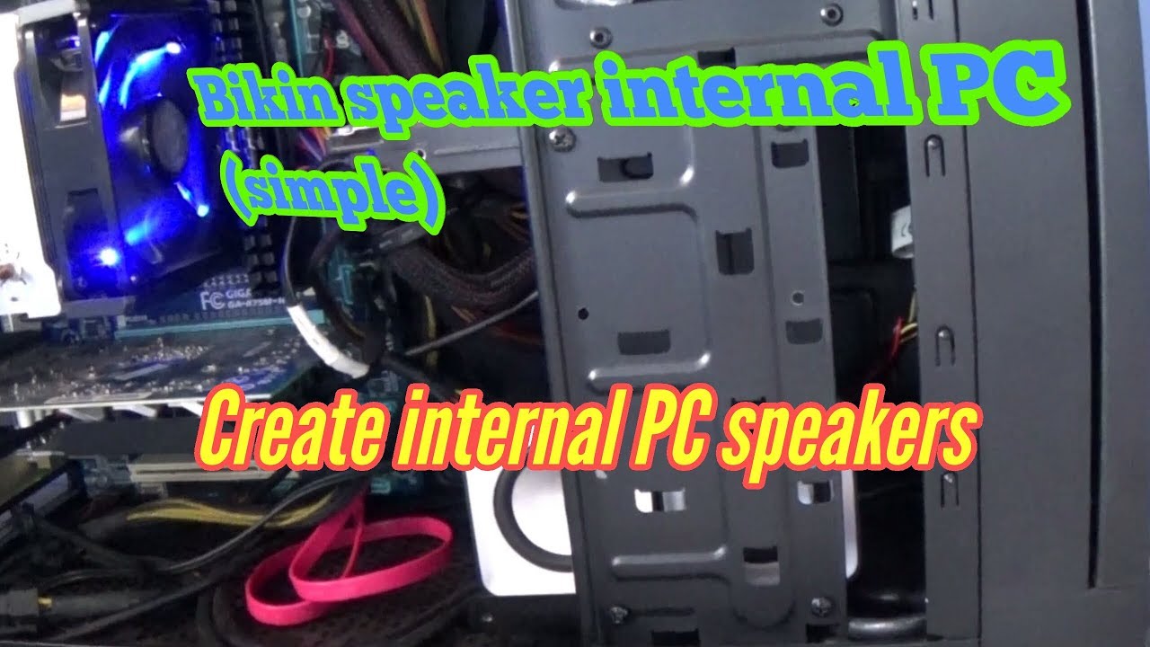 Speaker internal PC (Create internal pc speakers)