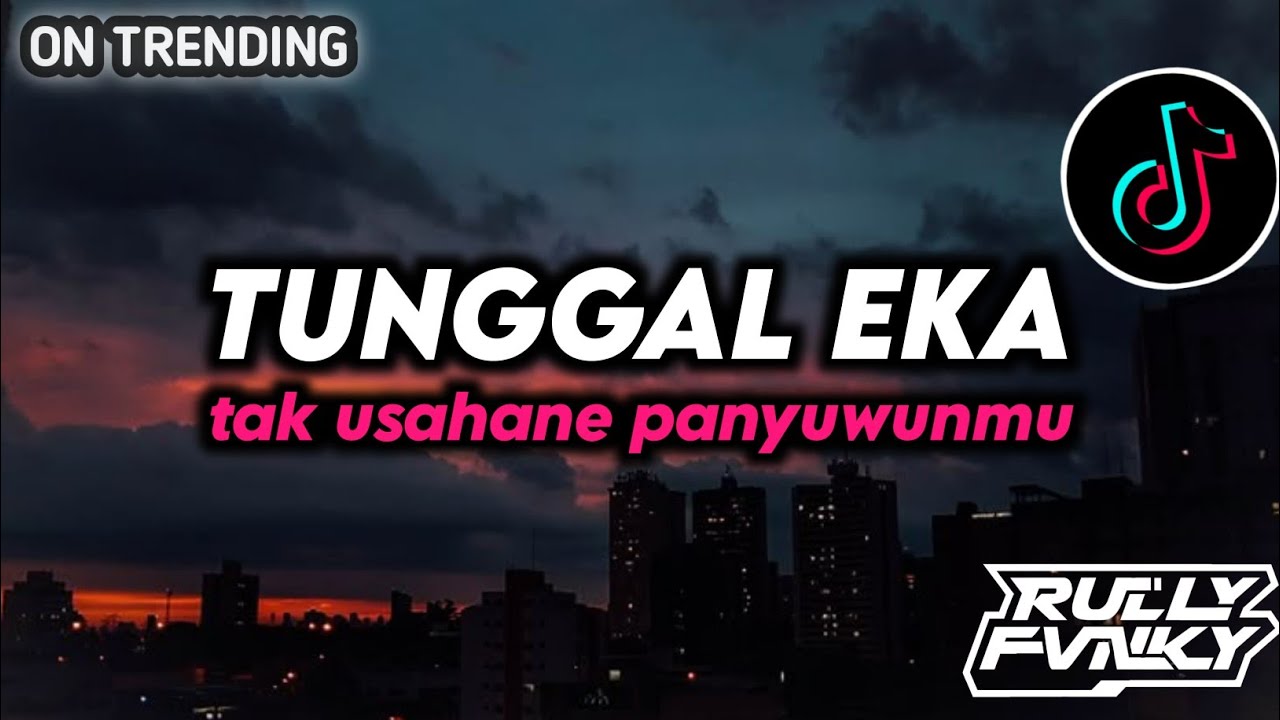 DJ TUNGGAL EKA | TAK USAHANE PANYUWUNMU | VIRAL FYP TIKTOK TERBARU 2026 BY RULLY FVNKY RMX