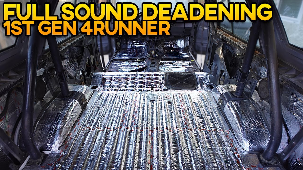 FULLY Sound Deadening My 1st Gen 4Runner | Interior Restoration