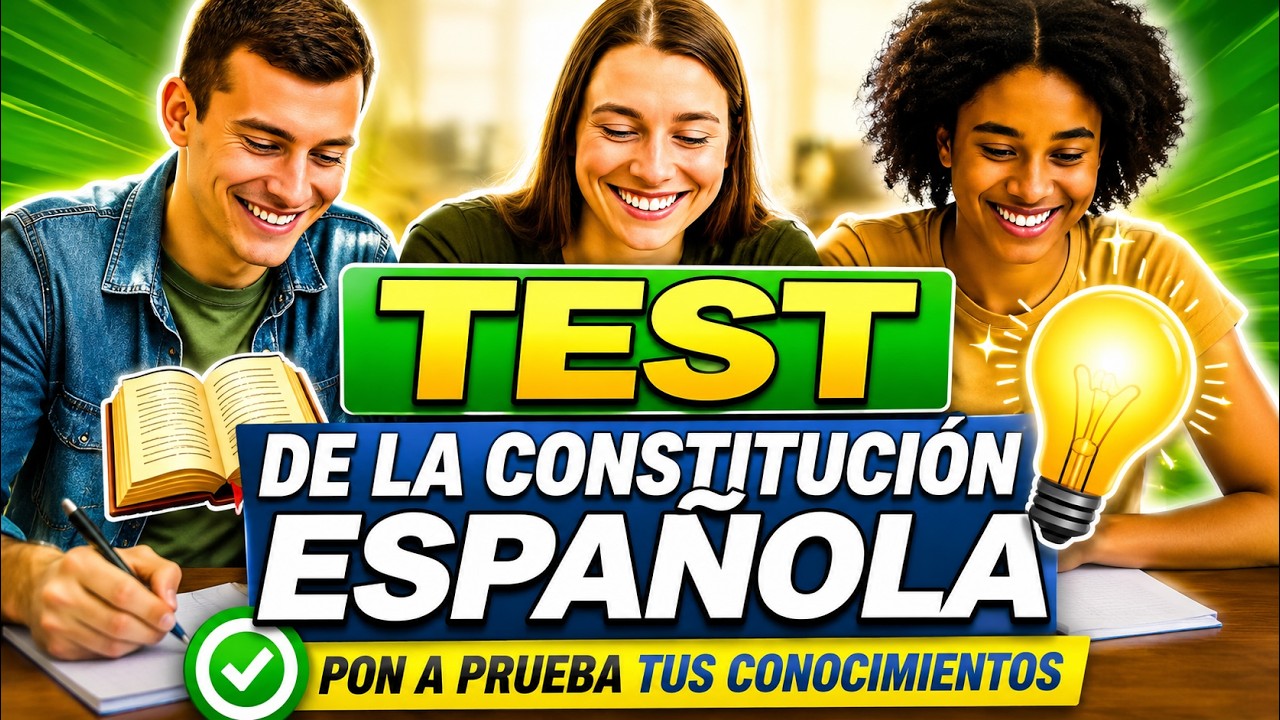 🔵 TEST de la Constitución Española 📜💡 | Oposiciones Ayuntamientos