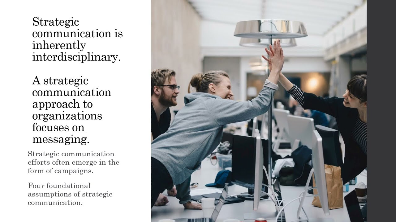 Lecture 1 An introduction to strategic communication