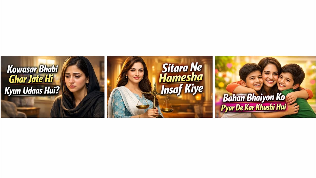 Kausar bhabi ghar jate hi kyun udaas hui,Sitara na hamesh insaf kiya,bahan bhaiyon ko Pyar de kar kh