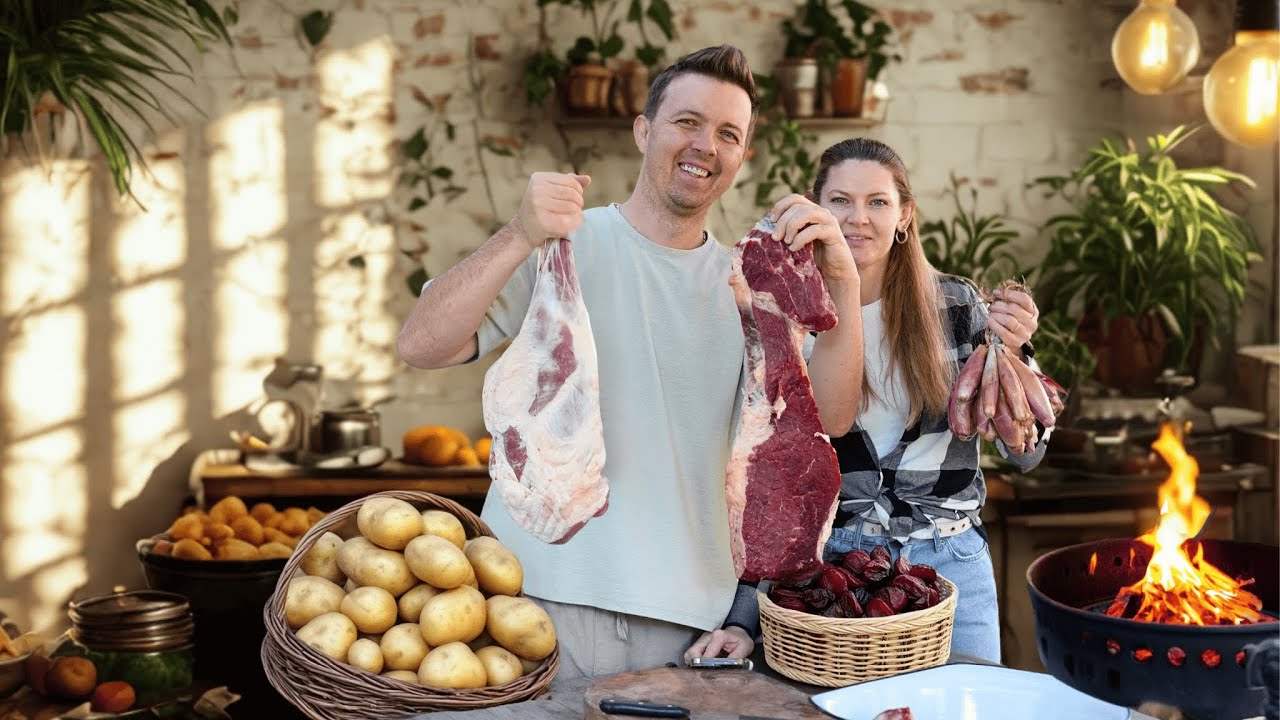 Giant Lamb Meatballs | Traditional Azerbaijani Kufta Bozbash #lamb #outdoorcooking #familycooking