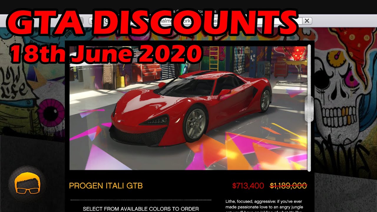 GTA Online Best Vehicle Discounts (18th June 2020) - GTA 5 Weekly Car Sales Guide №43