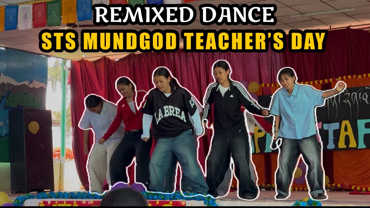 Remixed Dance || Part-2 Teacher&rsquo;s Day Celebration At STS Mundgod #mundgod #tibetanvlogger