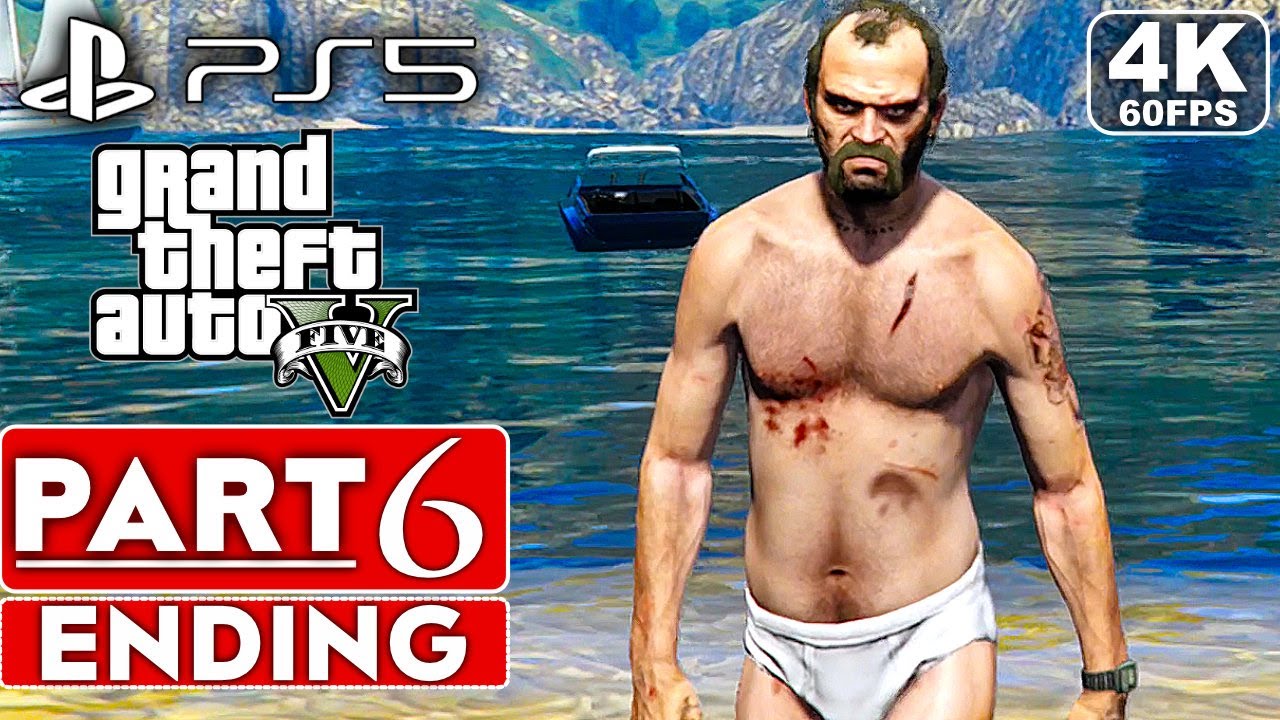 GTA 5 PS5 ENDING Gameplay Walkthrough Part 6 FULL GAME [4K 60FPS RAY TRACING] -  No Commentary