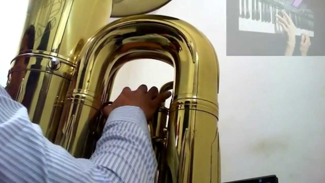 Hino 21 -  Não mais oprimidos seremos (Teclado e Tuba Conn 24j)