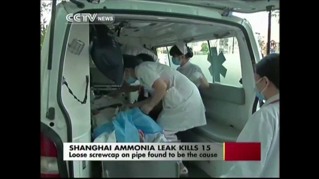 Shanghai Ammonia Leak Killed 15