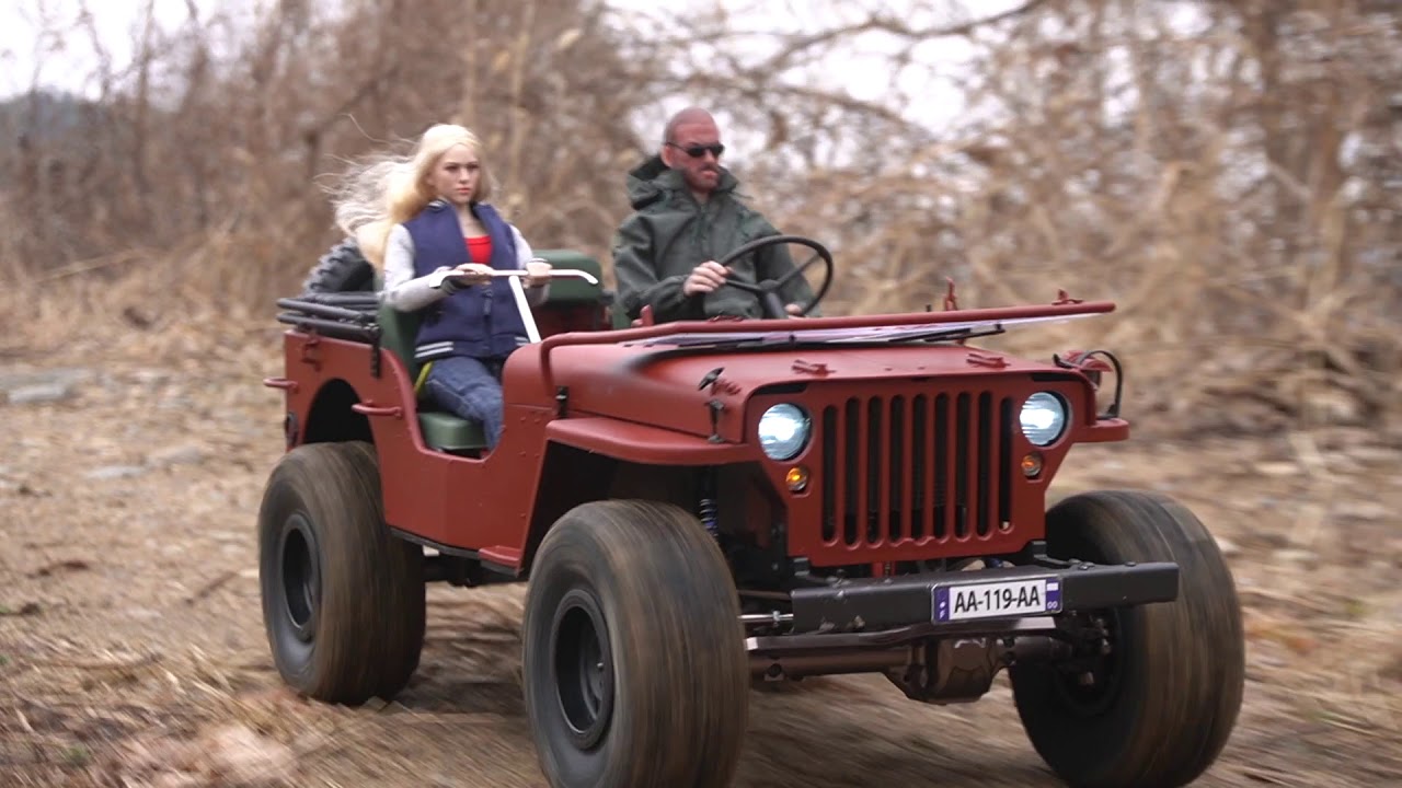 1/6 Scale Jeep Willys │ U.S 1/4 Ton 4x4 Truck  Off Road Adventure│#1 First Run & Making