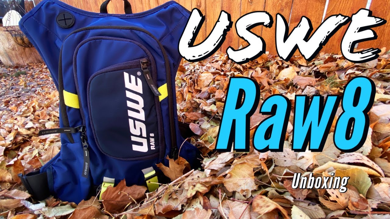 USWE Raw 8, Hydro and Backpack(unboxing)