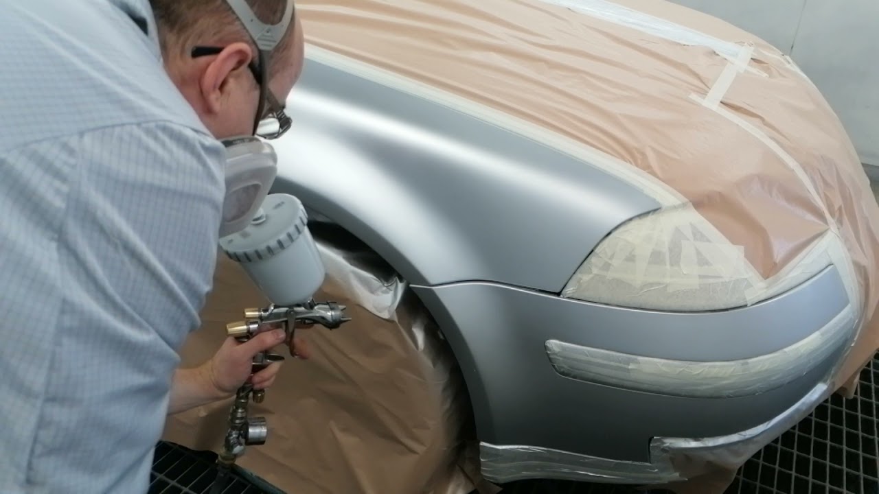 Farbanje auta, siva baza prvi deo tutorial(car painting).